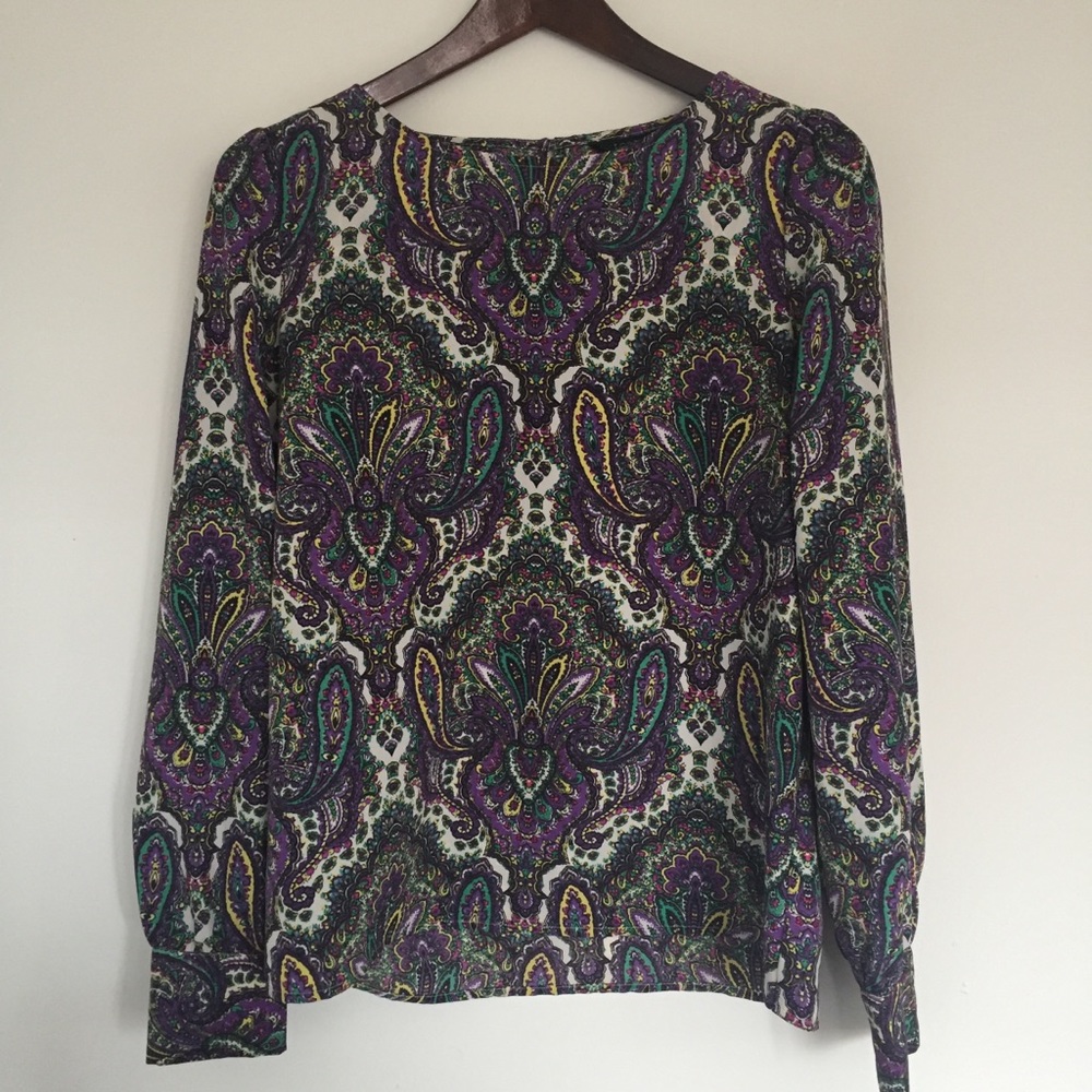 ✨ JCrew Paisley Blouse